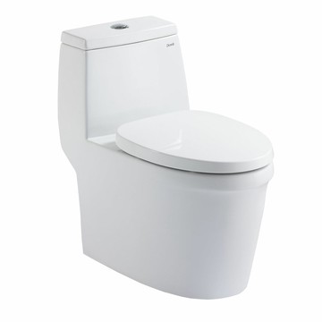 Derek 二段省水奈米高背單體馬桶/30cm/純白/C628NA