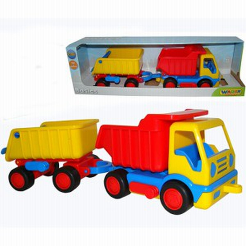 ポリシエ Basics ダンプカー トレーラー 車のおもちゃ 砂場 おもちゃ 3歳 4歳 5歳 子供 誕生日プレゼント 知育 男の子 男 女の子 女 通販 Lineポイント最大1 0 Get Lineショッピング