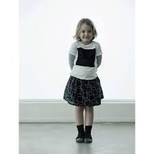 2014秋冬 NUNUNU 方格補丁拼袖棉T-shirt(中大童)