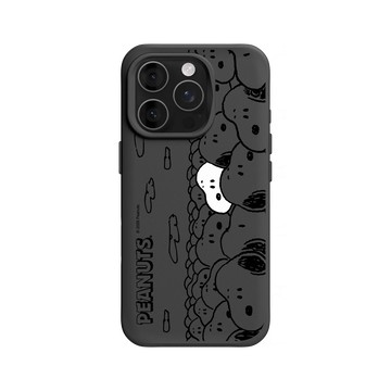 iPhone 16 Pro SolidX 黑 - 史努比 Snoopy - 滿滿的Snoopy