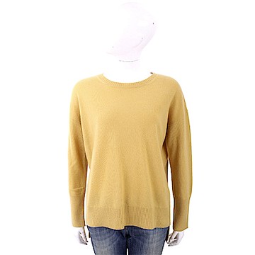 MARELLA 喀什米爾芥黃色針織羊毛衫
