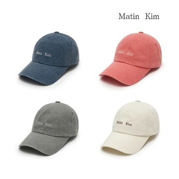 【MATIN KIM】經典迷你LOGO刺繡棒球帽 四色 官方直營