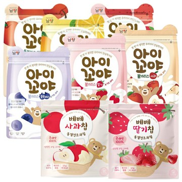 林貝兒 BEBE 冷凍乾燥水果 水果凍乾 乳酸菌水果球 鮮果餅乾 優格球 優格餅 韓國南陽 水果脆片 果乾 貝兒 副食品