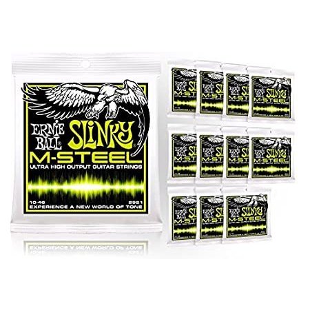 2921 M-Steel Regular Slinky Electric Guitar Strings Buy 10, Get FREE