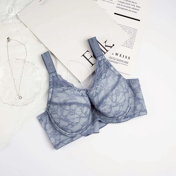 【日藏內衣】MIT 翡冷翠綠境  無膠條 居家舒適 寬肩帶 軟鋼圈內衣 150 D-H (藍)