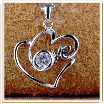 現貨+預購 925純銀項鍊+墜飾-母親節情人節禮物生日禮物女飾品7g64【獨家進口】【米蘭精品】