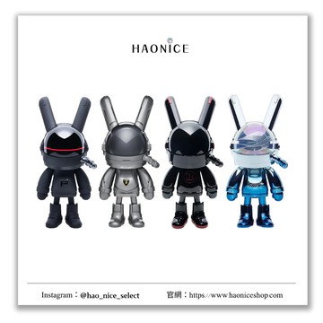 【HAO NICE】100%正品 ROBBi x PORSCHE x BARBUS x MARTELL x LAMBORGHINI 潮流精品多品牌跨界聯名款科技感兔耳公仔 擺飾