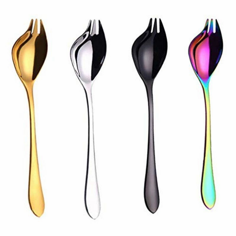 スプーン 先割れスプーン 鏡面仕上げ デザート スイカスプーン おしゃれ 可愛スプーン ステンレス製 スプーンフォーク コーヒー アイススプ 通販 Lineポイント最大0 5 Get Lineショッピング