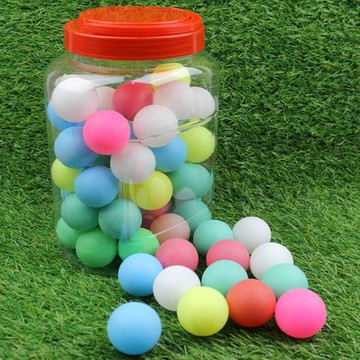 練習用彩虹桌球 40mm 60入組  1套  彩虹  60個