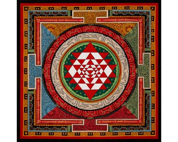 三摩耶曼陀羅唐卡 — 汇聚繁榮與力量的宇宙設計