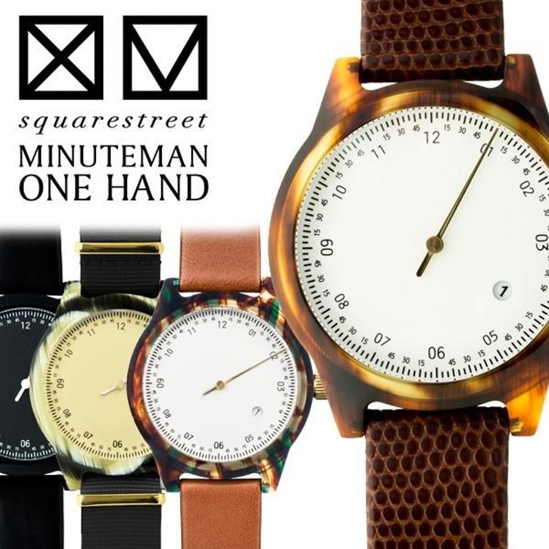 squarestreet MINUTEMAN SQ03 腕時計 ONE HAND Aシリーズ | LINE