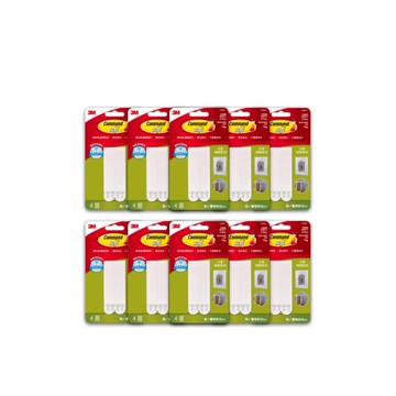 【有框畫】3M畫扣-大型白色/黑色 (10卡入)