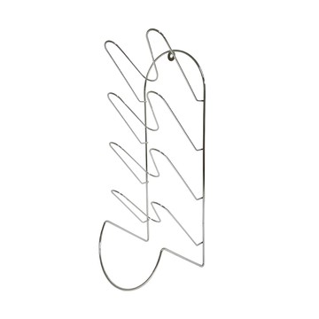 橘之屋 四層鍋蓋砧板架 可站立/安裝於牆面收納  Silver  1個