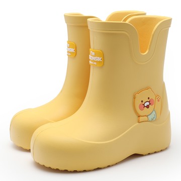 Kakao Friends 兒童Choonsik早安雨靴  23cm  黃色