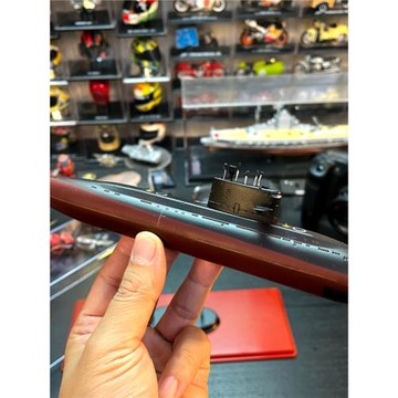 1：350比例中國元級攻擊型潛水艇潛艦模型成品家具擺件帶展示盒