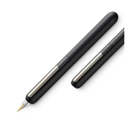 LAMY dialog Oblique Medium Nib Fountain Pen with Converter Z27 Black