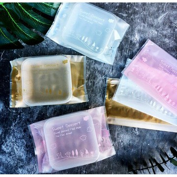 FDA認證 100克 磨砂封口袋 月餅袋 平口袋 蛋黃酥 餅乾袋 蛋黃酥 綠豆椪 烘焙 包裝袋 手工皂袋 月餅包裝 烘焙