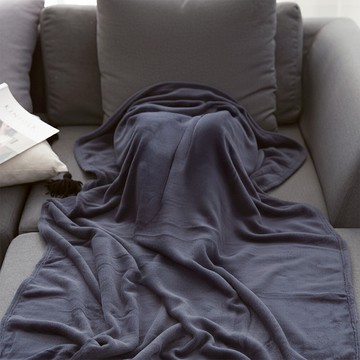 comet Home 雙面超細纖維毛毯  深灰色  100 x 160cm