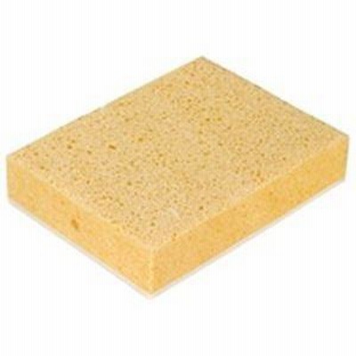 (まとめ)テラモト スポンジモップ 替スポンジ〔×3セット〕