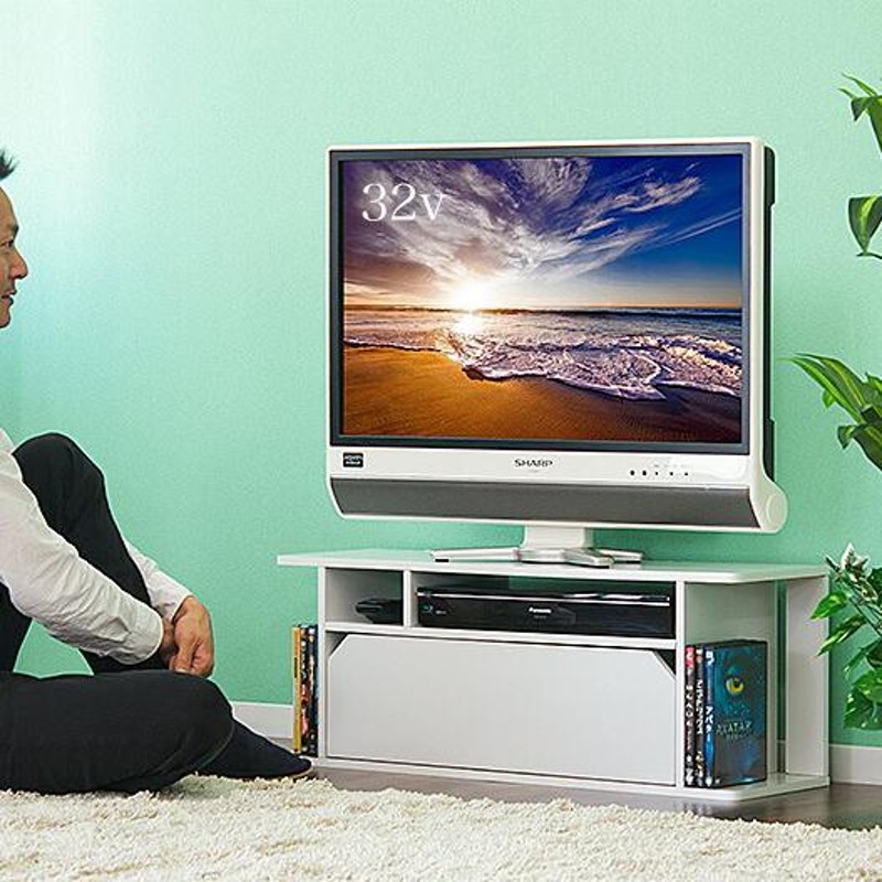 テレビ台 幅80cm 高さ30cm ハチマル スリム ワンルーム モデム