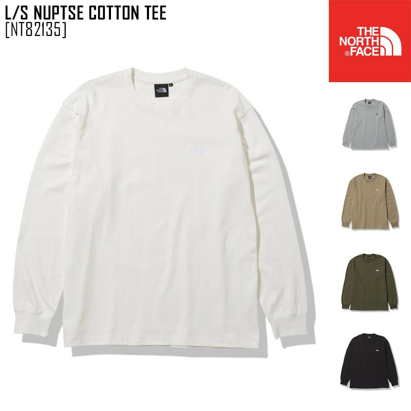 22-23 秋冬 新作 ノースフェイス THE NORTH FACE ロングスリーブ ヌプシ コットン ティー L/S NUPTSE COTTON  TEE Tシャツ トップス NT82135 メンズ 通販 LINEポイント最大0.5%GET | LINEショッピング