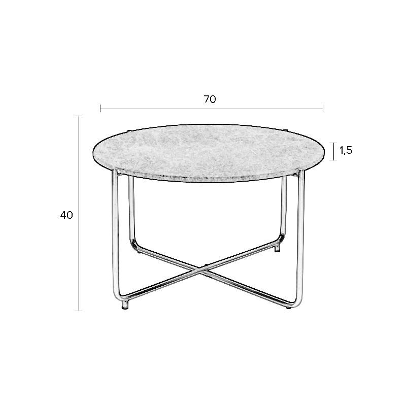 ZUIVER TIMPA MARBLE COFFEE TABLE センターテーブル 大理石 幅70cm