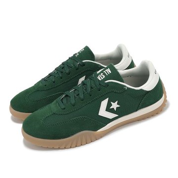 Converse 休閒鞋 Run Star Trainer 男鞋 女鞋 復古綠 膠底 麂皮 情侶鞋 A13359C