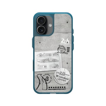 iPhone 17 Clear (相機按鈕) 夜幕藍 - 24 Hours of Le Mans - 24H - Vintage