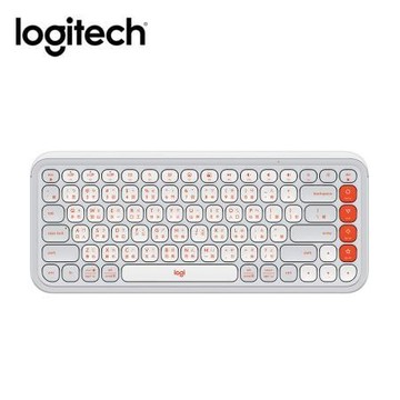 羅技Logitech POP Icon Keys無線鍵盤/時尚白