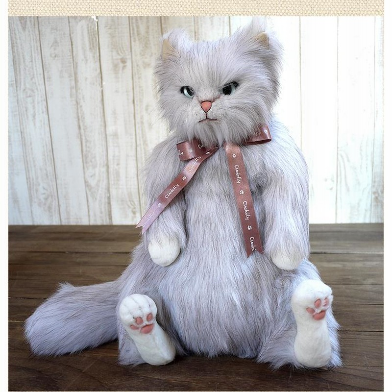 ぬいぐるみ 猫 ねこ ペルシャ猫 カドリー べべ 美品❣️