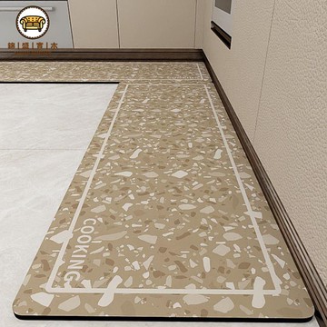 免運 公司貨 地毯 地墊 加厚強吸附廚房專用地墊防油防水防滑地毯矽藻泥矽橡膠廚用墊子