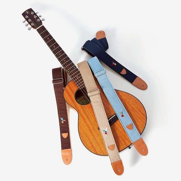 aNueNue 寬版背帶 吉他 貝斯 Hummingbird Strap 蜂鳥精美刺繡背帶 4款可選