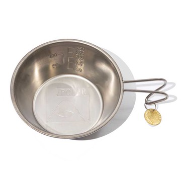 日本限定 POLER TITANIUM SUMMIT STAMP SIERRA CUP 日本製燕三條謝拉杯 / 鈦合金謝拉杯 (300ml)