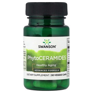 Swanson Vitamins, 植物神經酰胺，高級配方，30 粒素食膠囊（每粒膠囊 30 毫克）
