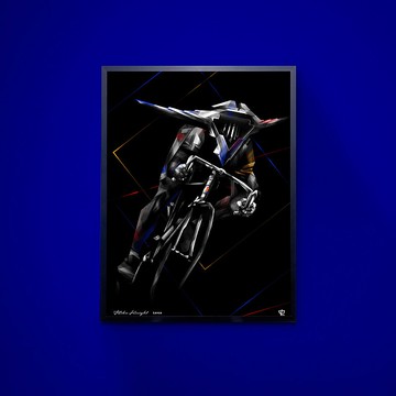 Bike Knight - Lance - Art Print/掛畫/限量
