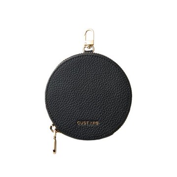 Custype可拆卸中號圓包手機殼配件耳機包零錢收納包配飾便攜掛鉤設計高級感日常通勤簡約百搭精致小巧mini