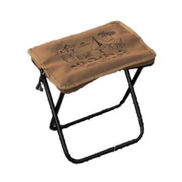 MOUNTAINHIKER 山之客 口袋小馬紮  600D牛津布 鋁合金  卡其色  1個