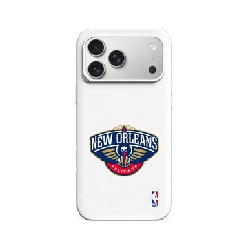 iPhone 17 Pro Max SolidX 白 - NBA - Logo-新奧爾良鵜鶘 New Orleans Pelicans