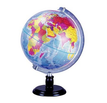 【文具通】Life 徠福 NO.1150 一次成型 地球儀 塑膠底座 8吋 高度約31cm W3010030【APP滿額下單4%點數(單一帳號最高1500點)】5/31止