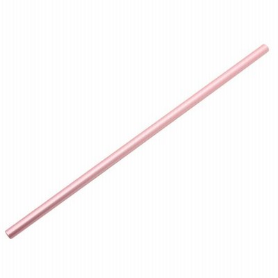 アイデアセキカワ アルミ ストロー ピンク 11910030 (63-1289-61)