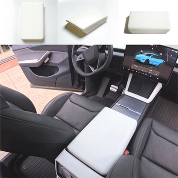 適用于特斯拉扶手箱保護套煥新modely/3專用改裝車載裝飾內飾配件