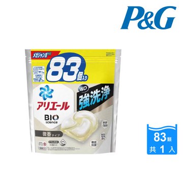 【P&G】日本Ariel 大容量4D袋裝洗衣球83入