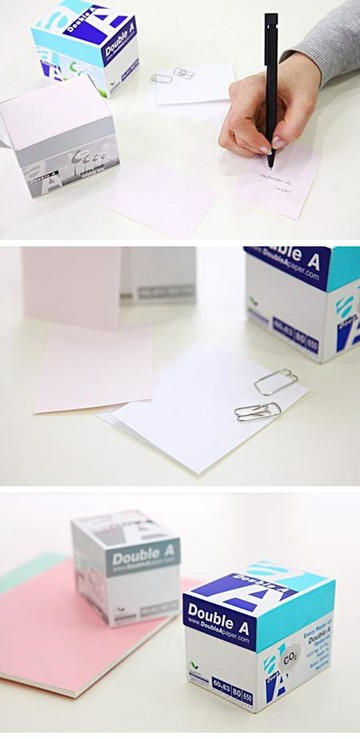 Double A mini box迷你便條紙(彩色)