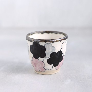 梅花散文畫杯/紫