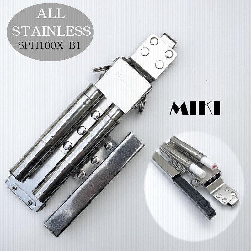 格安SALEスタート！ MIKI SPH100X A-1 ハッカー カッター 折尺 23mm太字ペン,16mm中字ペン2本差し 