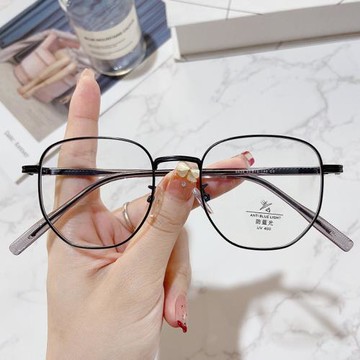 韓版潮流金屬大框架防藍光手機眼鏡架大臉顯小可配近視鏡
