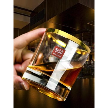 意大利高斯進口威士忌酒杯洋酒杯聞香杯水晶玻璃酒杯歐式高級感