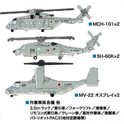 新品即納』{PTM}QG54 1/700 海上自衛隊 艦載機セット(護衛艦いずも用