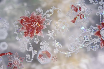 蜜雪甜心 琉璃のような雪景色 PET 紙膠帶 貝殼光 10米卷