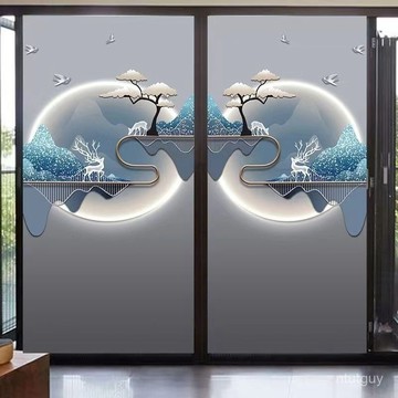 玻璃貼紙透光不透明磨砂浴室衛生間防走光防窺膜玻璃窗紙窗戶貼膜 YXIM 萬嘉